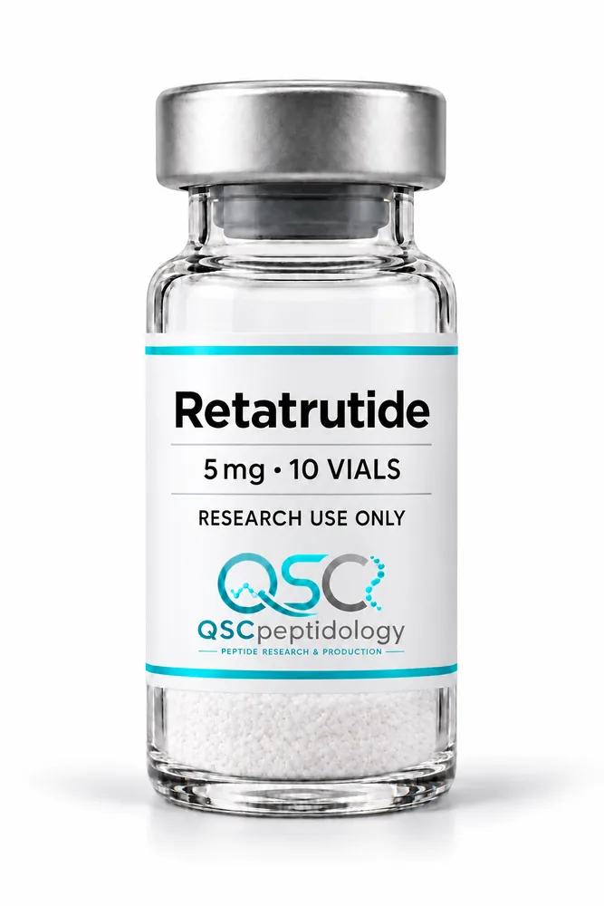 Retatrutide 5mg (Gói 10 lọ) QSC Peptidology